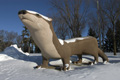 The World's Largest Otter, Fergus Falls, MN. One of the sites featured in the feature documentary World's Largest.